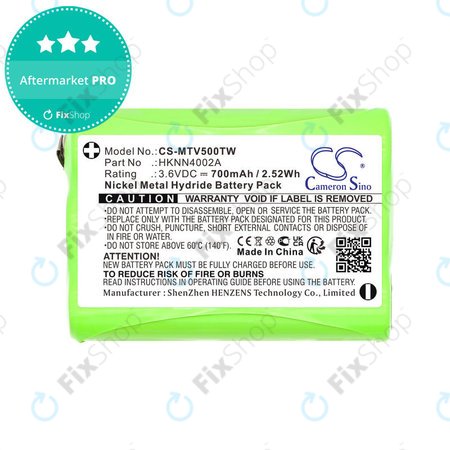 Μπαταρία για Motorola Talkabout T280, T200, T82, T82 Extreme, 700mAh, Ni-MH, 3.6V, HKNN4002A, HQ