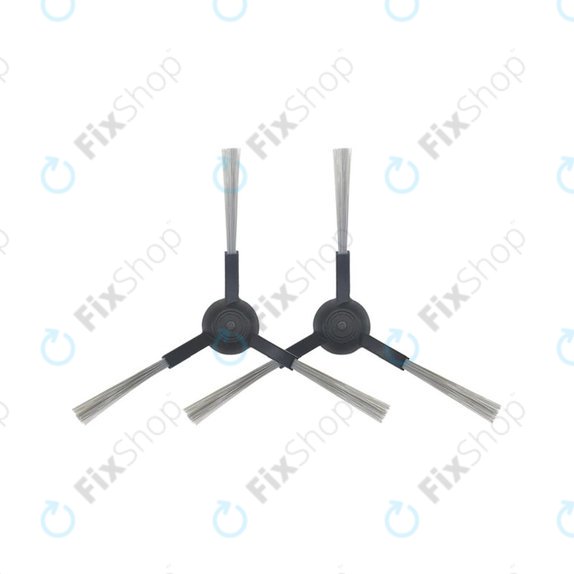 Πλαϊνή Βούρτσα (2τμχ) για Xiaomi Mi Robot Vacuum Mop Pro (P) | 2S | Viomi V2 Pro | V3 | SE | Μαύρο | Black