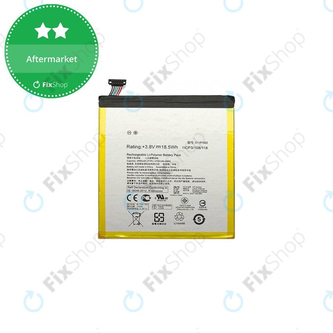 Μπαταρία για Asus ZenPad 10, Z300, C11P1502, 4890mAh