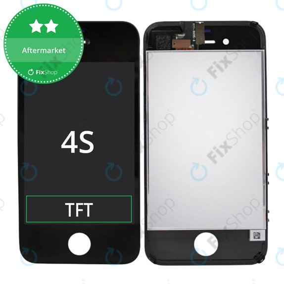 Οθόνη για iPhone 4S, Black, Αφής με πλαίσιο