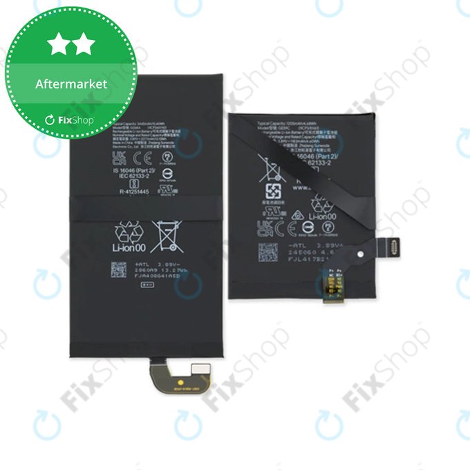 Battery (2τμχ) για Google Pixel 9 Pro Fold | G06KA, GE59C | 4650mAh