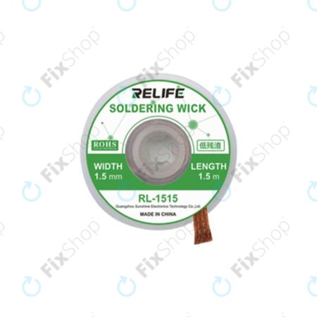 Ισχυρή Φιτίλι Αποκόλλησης (1.5mm) για Relife RL-1515