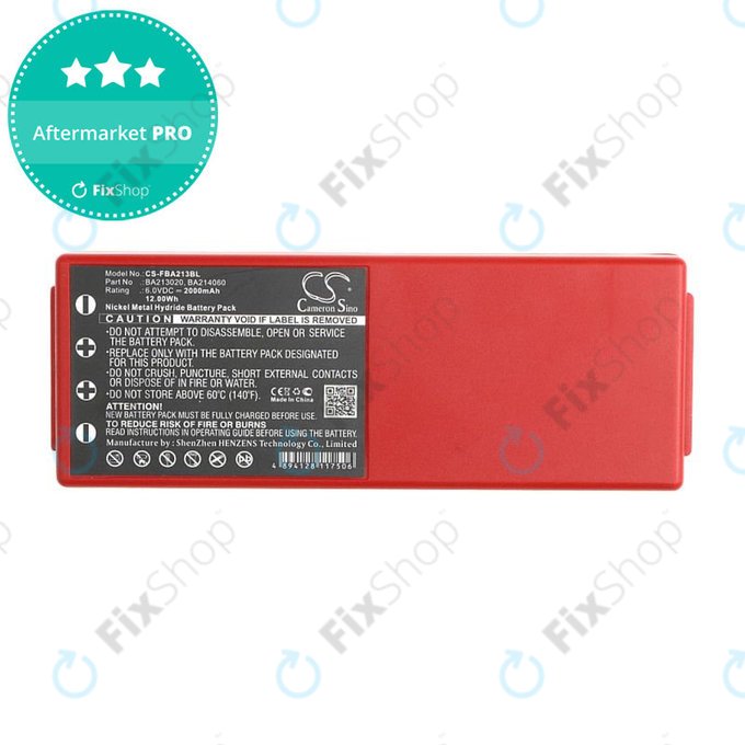 Μπαταρία για HBC Radiomatic Spectrum, 2000mAh, Ni-MH, 6V, BA214061, HQ