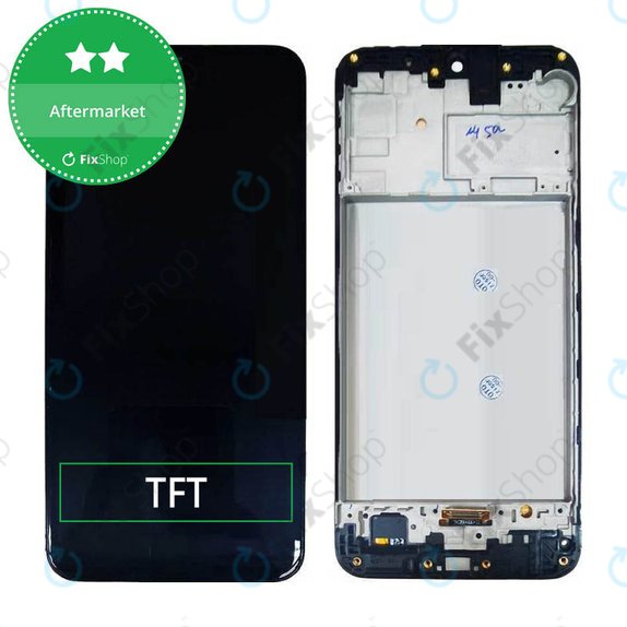 Συγκρότημα οθόνης για Samsung M21, M215F, Black, Aftermarket
