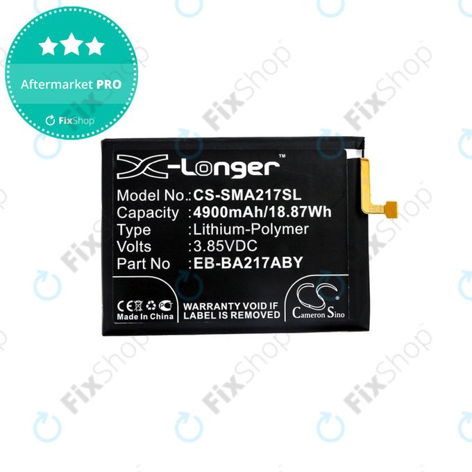 Μπαταρία για Samsung A04s, 4900mAh, Li-Pol, 3.85 V, EB-BA217ABY, HQ