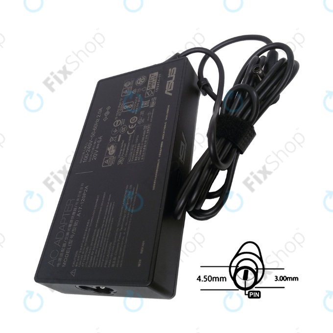 Αντάπτορας φόρτισης για Asus, B0A001-00860100, 120W, 20V, Genuine Service Pack
