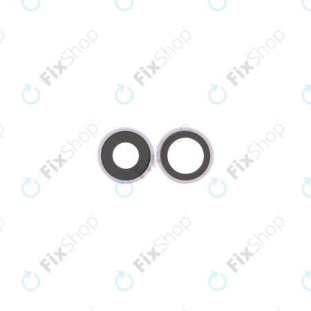 Φακός Πίσω Κάμερας με Πλαίσιο για iPhone 17, Lavender, 2τμχ