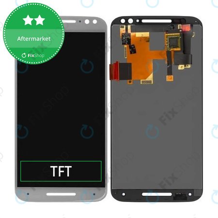 OLED/LCD Display με Touch Screen για Motorola Moto X Style | XT1572 | Λευκό, White | Aftermarket