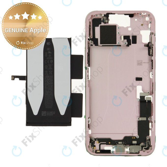 Μεσαίο πλαίσιο με μπαταρία για iPhone 15 Plus | Pink | ZD076-00675 | Genuine Apple