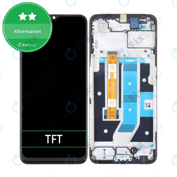 Συγκρότημα οθόνης για Oppo A78, Μαύρο, Black, Aftermarket