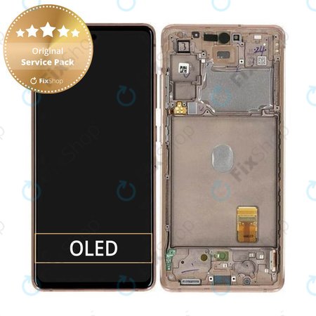OLED/LCD Display Assembly για Samsung S20 FE 5G | G781B | GH82-24214F | GH82-24215F | GH82-29056F | Cloud Orange | Service Pack