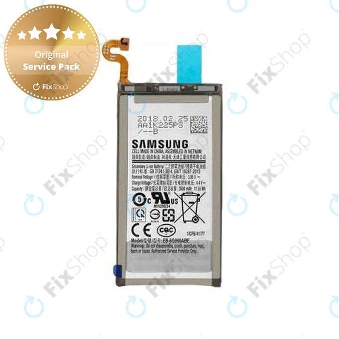 Battery για Samsung S9 G960F | GH82-15963A | GH82-16021A | EB-BG960ABE | 3000mAh | Service Pack