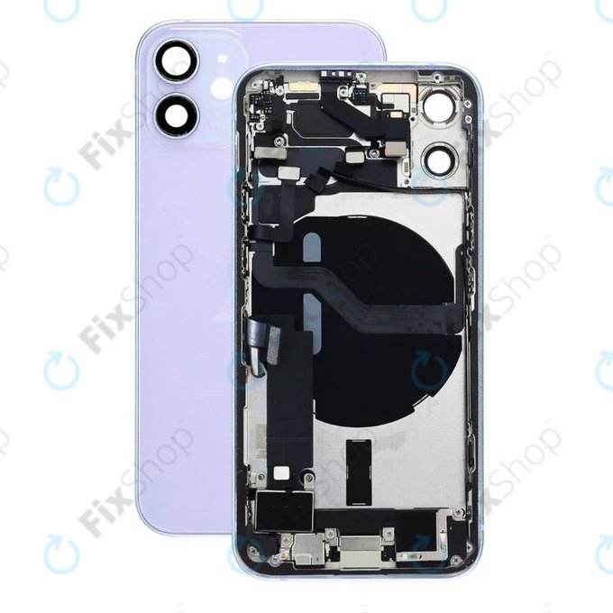 Πίσω Κάλυμμα με Μικρά Ανταλλακτικά για iPhone 12 Mini | Μωβ | Purple