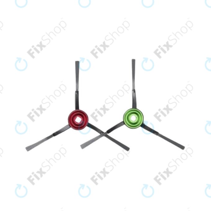 Πλαϊνή Βούρτσα (2τμχ) για Ecovacs Deebot N-series | T-series | Ozmo-series | X-series | Μαύρο | Black