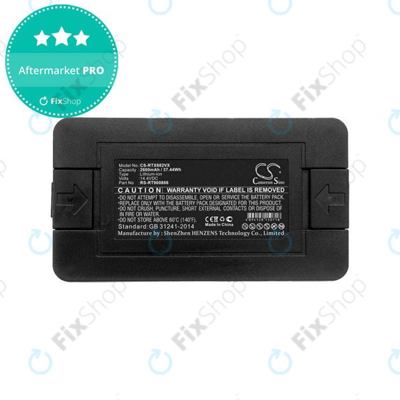 Μπαταρία για Rowenta Explorer-series, Smart Force Essential-series, Tefal Explorer-series, RS-RT900866, 14.4V, 2600mAh, HQ
