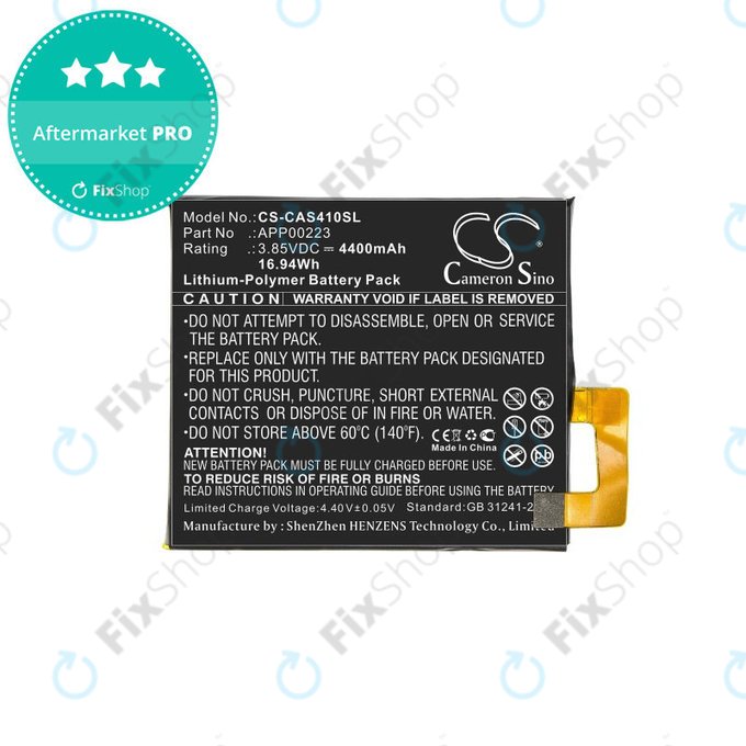 Μπαταρία για Caterpillar CAT S41, 4400mAh, Li-Pol, 3.85 V, APP00223, HQ