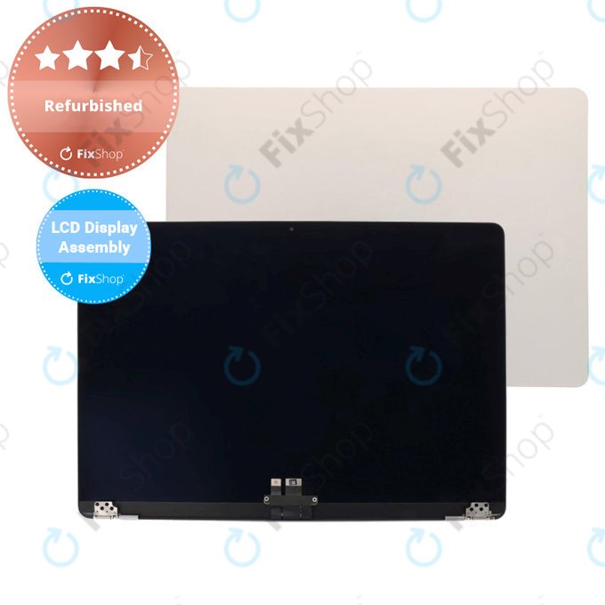Συγκρότημα οθόνης για MacBook Air 15" M2, 2023, A2941, M3 A3114, 2024, Starlight, Refurbished