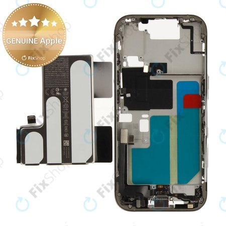 Μεσαίο πλαίσιο με μπαταρία για iPhone 16 Pro | Natural Titanium | ZD076-00692 | Genuine Apple