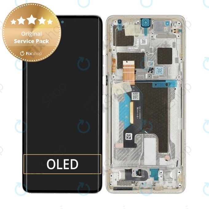 LCD Display Assembly για Motorola Edge 50 Ultra | 5D68C24484 | Nordic Wood | Genuine Service Pack