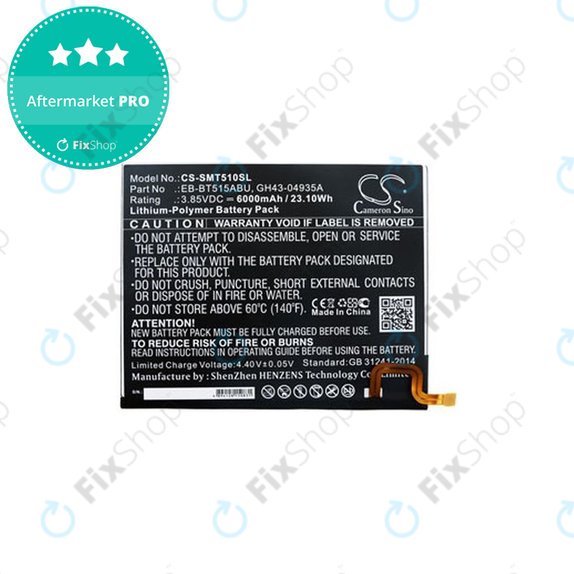 Μπαταρία για Galaxy Tab A 10.1 2019, EB-BT515ABU, 6000mAh, HQ