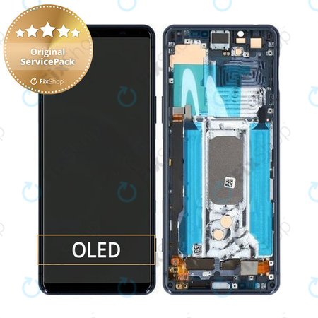 OLED/LCD Display Assembly για Sony Xperia 5 II | Μπλε, Blue | Service Pack