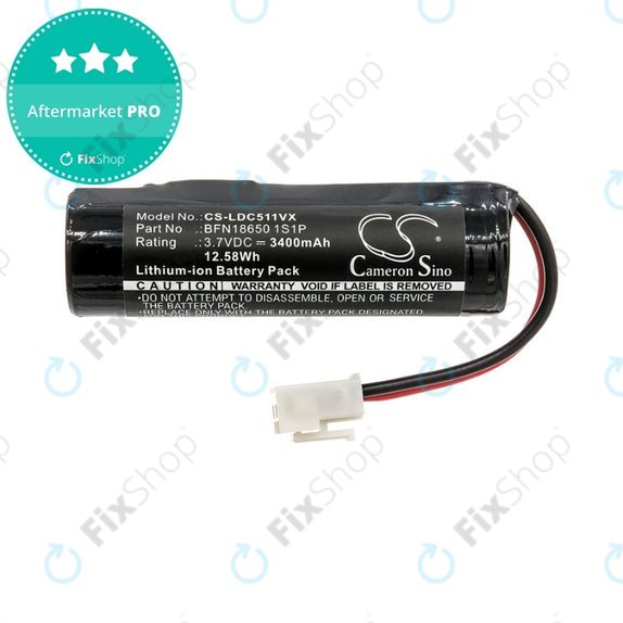 Μπαταρία για Leifheit Dry&Clean 51000, 51002, 51113, 51114, BFN18650 1S1P, 3.7V, 3400mAh, HQ