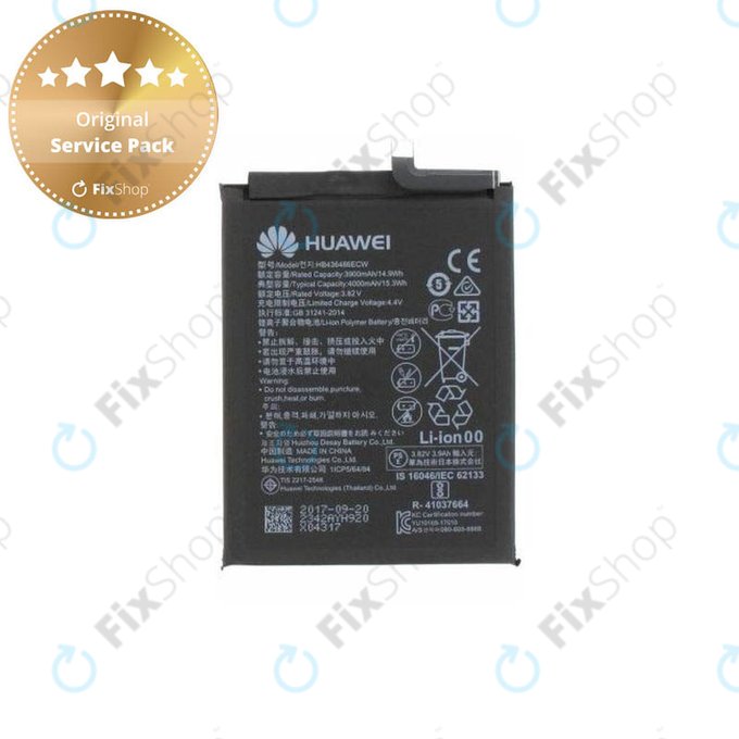 Μπαταρία για Huawei Mate 10 Pro BLA-L29, P20 Pro, Mate 10, View 20, Mate 20, Honor 20 Pro, HB436486ECW, 24022342, 24022827, 4000mAh, Service Pack