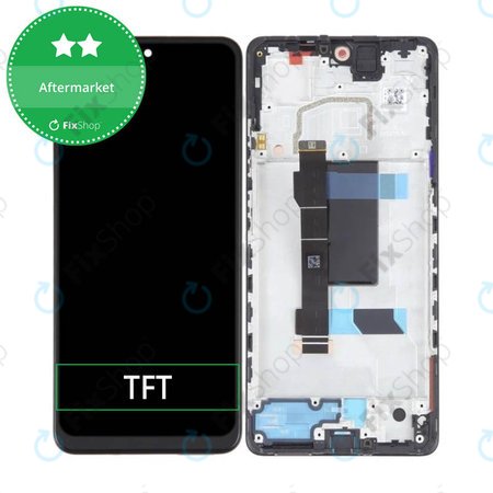 OLED/LCD Display Assembly για Xiaomi Redmi Note 12 Pro 5G | Midnight Black | Aftermarket