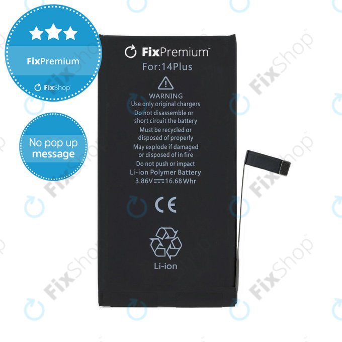 Μπαταρία για iPhone 14 Plus, 4325mAh, DIAGNOSTIC