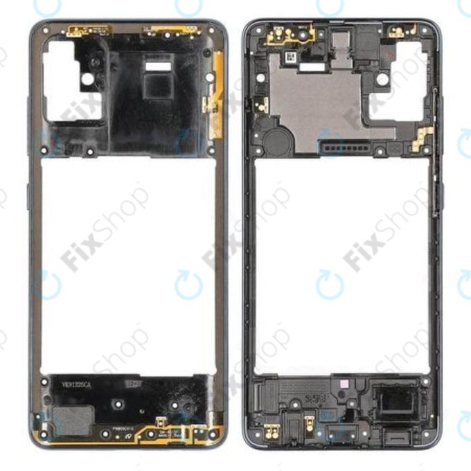 Μεσαίο Πλαίσιο για Samsung A51 A515F | Prism Crush Black | GH98-45033B | Genuine Service Pack