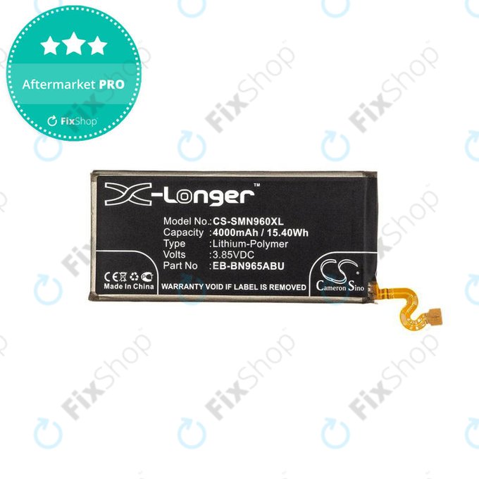 Μπαταρία για Samsung Note 9 N960U, EB-BN965ABU, 4000mAh, HQ