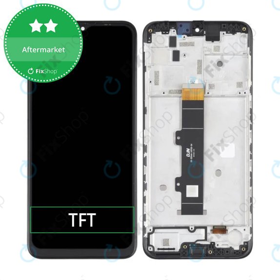 Συγκρότημα οθόνης για Motorola Moto G30, XT2129, Phantom Black, Aftermarket