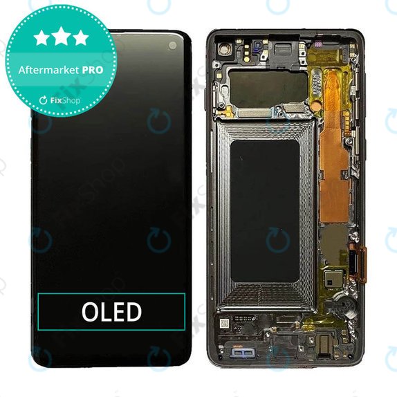 Συγκρότημα οθόνης για Samsung S10, G973F, Prism Black