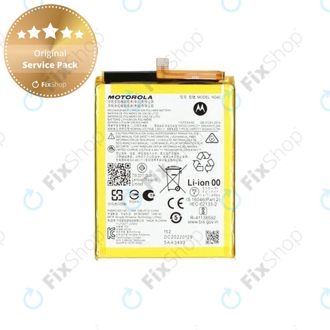 Μπαταρία για Motorola Edge 30 XT2203, ND40, SB18D34507, 4020mAh, Service Pack