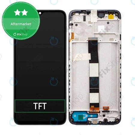 OLED/LCD Display Assembly για Xiaomi Redmi 10A | 220233L2C | 220233L2G | Μαύρο, Black | Aftermarket