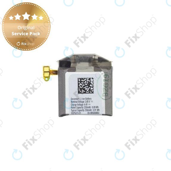 Μπαταρία για Samsung Watch 42mm, R810, EB-BR810ABU, GH43-04857A, 270mAh, Service Pack
