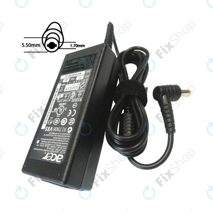 Αντάπτορας φόρτισης για Acer, 77011067, 65W, 19V, Genuine Service Pack
