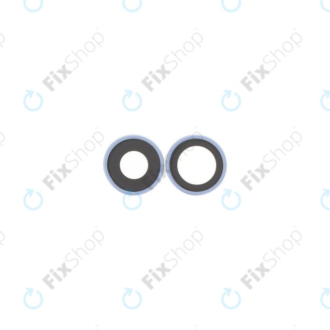 Φακός Πίσω Κάμερας με Πλαίσιο για iPhone 17, Mist Blue, 2τμχ
