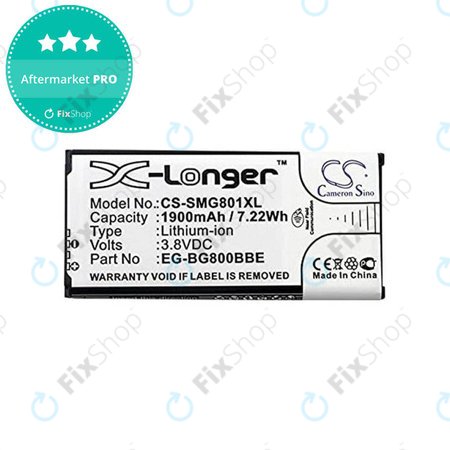 Battery για Samsung S5 Mini G800F | EB-BG800BBE | 1900mAh | HQ