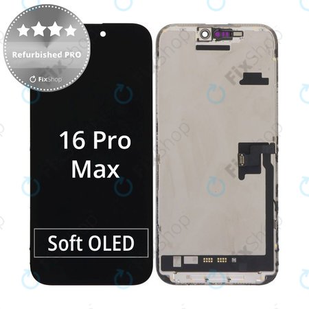 Συγκρότημα οθόνης για iPhone 16 Pro Max, Refurbished PRO