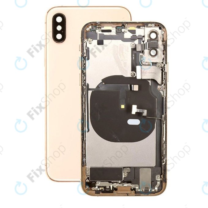 Πίσω Κάλυμμα με Μικρά Ανταλλακτικά για iPhone XS | Χρυσαφί | Gold