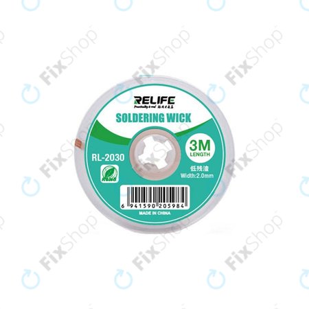 Ισχυρή Φιτίλι Αποκόλλησης (2mm) για Relife RL-2030