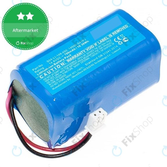 Μπαταρία για Ecovacs Winbot W-series, S04-LI-148-650, 14500-S41PJ, 14.8V, 700mAh