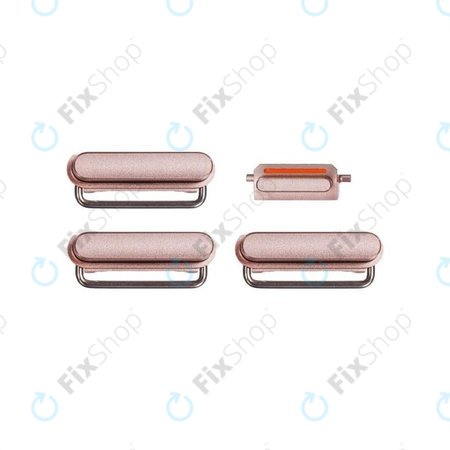 Σετ Πλαϊνών Κουμπιών για iPhone 6S Plus | Λειτουργίας + Έντασης + Σίγασης | Ροζ Χρυσό | Rose Gold