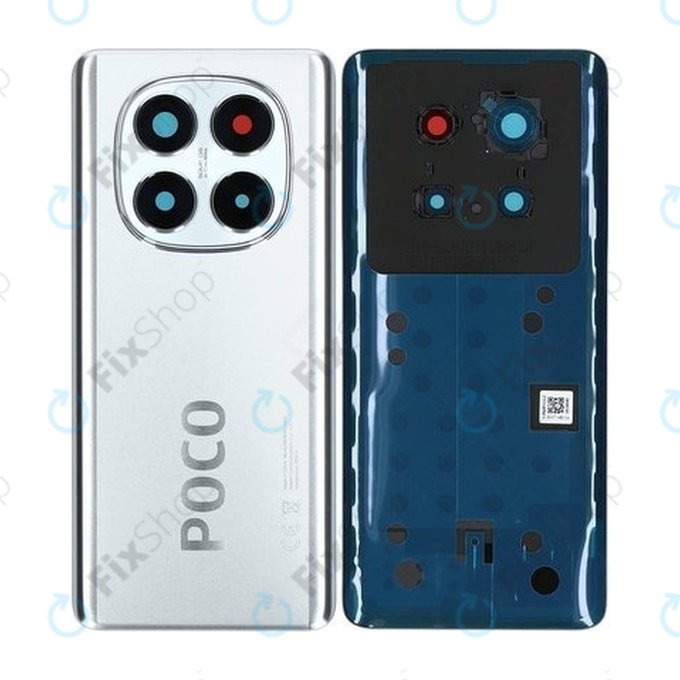 Καπάκι Μπαταρίας για Xiaomi Poco X7 24095PCADG | 5600060O16P00 | Silver | Genuine Service Pack