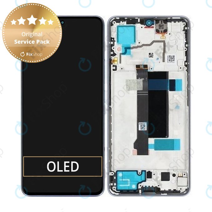 LCD Display Assembly για Xiaomi Redmi Note 13 Pro 5G 2312DRA50C | 5600030N1600 | Midnight Black | Service Pack