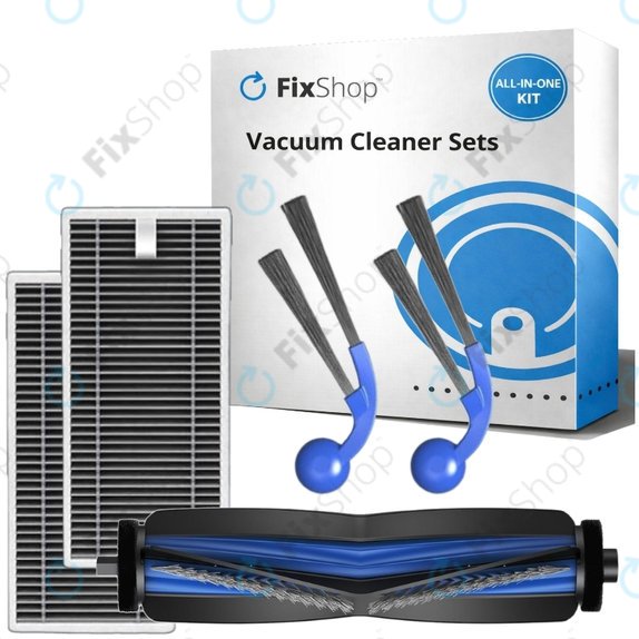 Σετ ανταλλακτικών για Ecovacs T80 Omni, T80 (1x Κύρια βούρτσα, 2x Φίλτρο, 2x Πλαϊνή Βούρτσα)