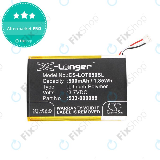 Μπαταρία για Logitech Mx Master, 500mAh, Li-Pol, 3.7V, 533-000088, HB303450, HQ