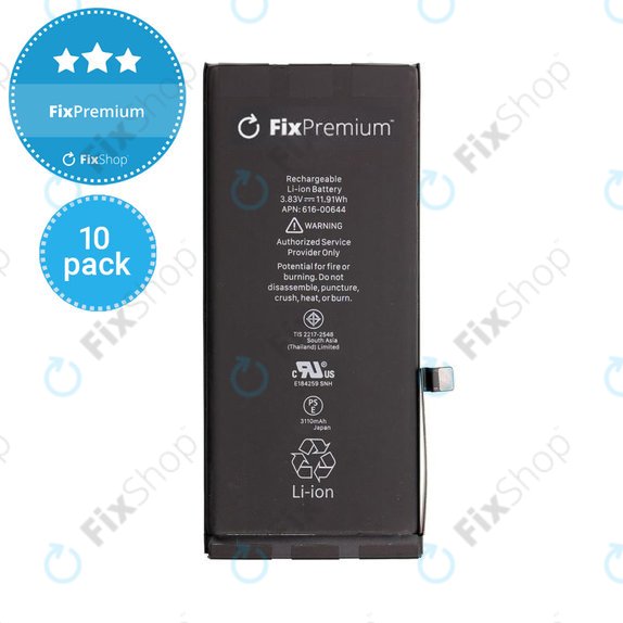 Μπαταρία 10 Pack για iPhone 11, 3110mAh, FixPremium