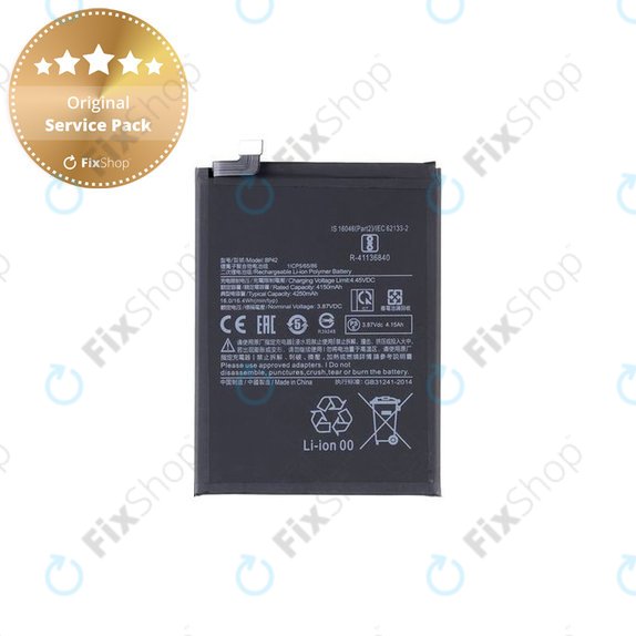 Μπαταρία για Xiaomi Mi 11 Lite 4G, Mi 11 Lite 5G, 11 Lite 5G NE, BP42, 46020000741Y, 4250mAh, Service Pack